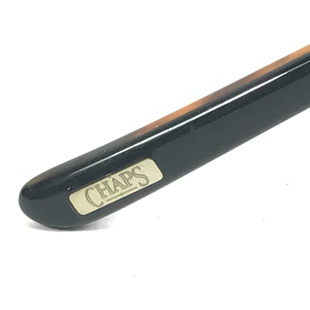 Chaps Eyeglasses Frames CP2079 107 Black Tortoise Rectangle Wire Rim 52-15-140
